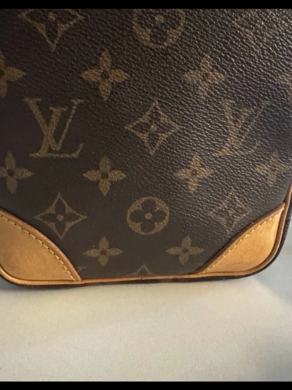 Louis Vuitton Amazone Crossbody Brown Canvas/Leather EXCELLENT CONDITION